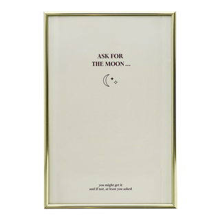 Cornice per foto 20x30 cm - Colore Oro - 3056076