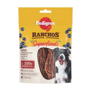 Pedigree Ranchos Superfoods Przysmak z wołowiną i jagodami 70 g
