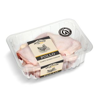Cuarto Trasero De Pollo Formato Familiar Selección De Dia Bandeja 1.4 Kg Aprox.