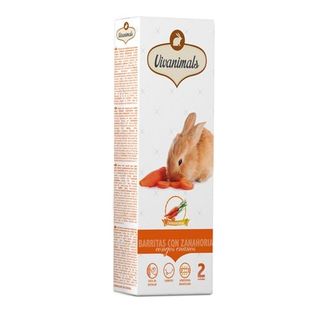 Vivanimals Barritas Zanahoria Para Conejos 0.14Kg