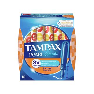 Tampón Pearl Super Plus Tampax 16 Unidades
