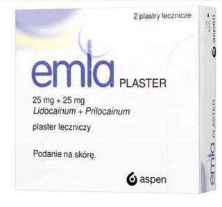 Emla Plaster 25 mg + 25 mg 2 szt.