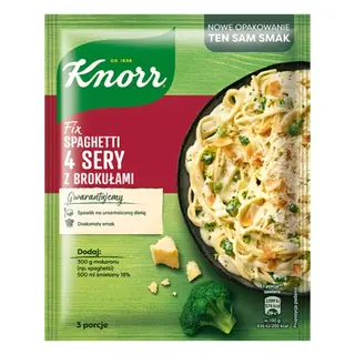 Knorr Fix Spaghetti 4 sery z brokułami, 39 g