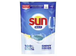 DETERGENTE LOIÇA MÁQUINA SUN ALL IN ONE LIMÃO 62 PASTILHAS