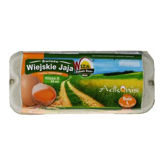 Jaja świeże rozmiar L 10szt.