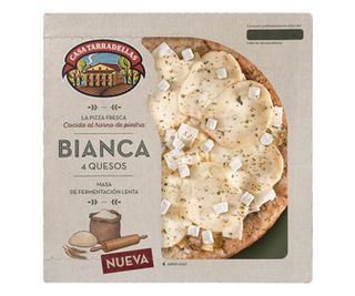 Pizza 4 Quesos Cocida Al Horno de Piedra Casa Tarradellas 400 G