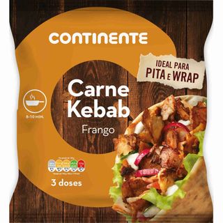 Carne Kebab Frango Continente (emb. 300 gr)