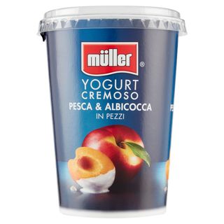 müller Yogurt Cremoso Pesca & Albicocca in Pezzi 500 g