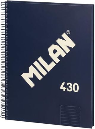 Libreta Espiral Pautado 80 Hojas A4 1918 Azul (8411574106234)
