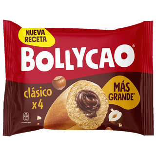 Bollo Relleno De Cacao Bollycao 4 Uds.