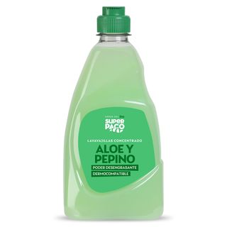 Lavavajillas Concentrado Aloe Y Pepino Super Paco De Dia Botella 500 Ml