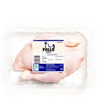 Muslos De Pollo Bandeja (570 G Aprox)