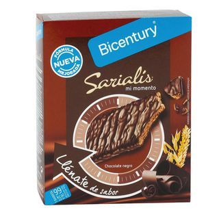 Bicentury Snacks de Chocolate Negro y Cereales 6u 120g (235079)