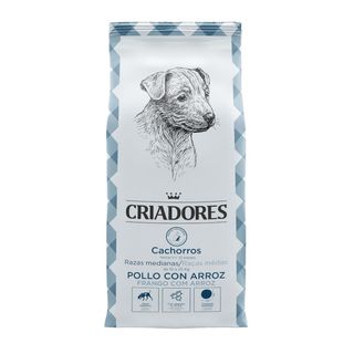Criadores Pollo Y Arroz Pienso Para Cachorros De Razas Medianas 3Kg