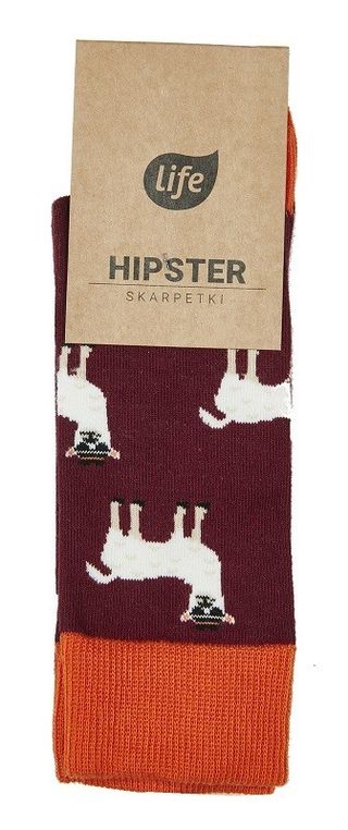 Life Skarpetki Bawełniane Hipster Wzór Lama Rozm. 35-38