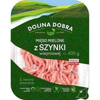 Dolina Dobra Mięso mielone z szynki wieprzowej 400 g