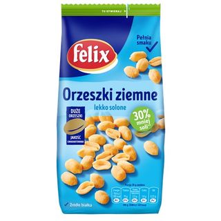Felix Orzeszki ziemne lekko solone, 380 g