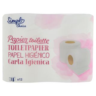 Simpl Choice Carta Igienica 2 Veli 12 pz