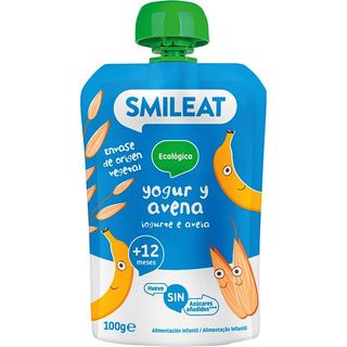SMILEAT Bolsita De Yogur Y Avena Eco 100 G