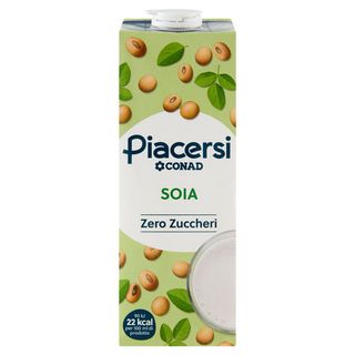 PIACERSI CONAD Soia Zero Zuccheri 1 l - 8003170098725