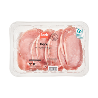 Lomo Cerdo Cortado Bandeja - Bandeja 400G Aprox.