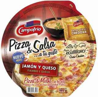 Pizza Fresca De Jamón Y Queso Campofrio 360G