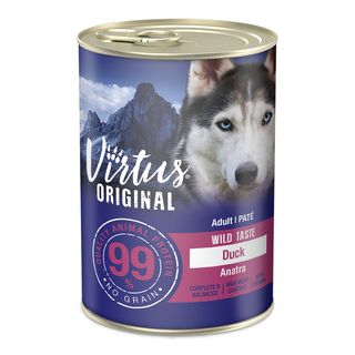 Virtus wild taste dog lattina 400g anatra