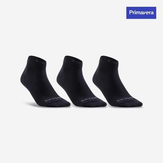 Calcetines Media Caña De Deporte Artengo Rs 160 Negro Lote De 3 Pares 43/46 Negro