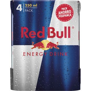 Bebida Energética Gaseificada Red Bull (Lata 4 x 25 cl)