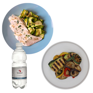 Pack Pollo e Zucchine+Misto Verdure Grigliate+ Acqua 50cl