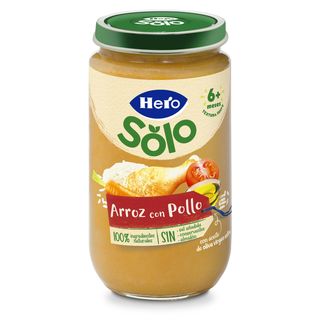 Tarrito De Arroz Con Pollo +6 Meses - Hero Baby - 235 Gr (1932)