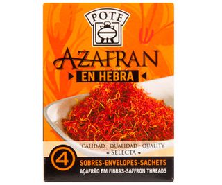 Azafrán en Hebra Pote 0,400 Gr.
