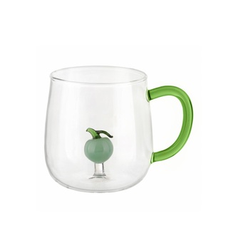 Mug in vetro borosilicato - 380 ml mela