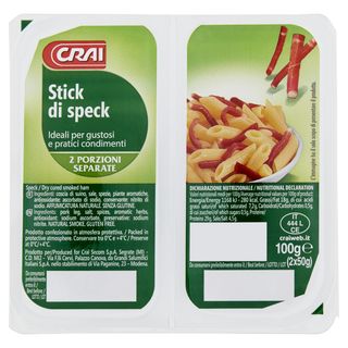 Crai Stick Di Speck 2 X 50 G