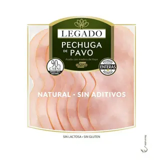 Pechuga De Pavo Asada 1954 Elpozo, Bandeja 120 G
