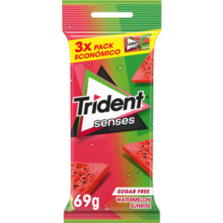 Chicle Senses Sandía Trident 3X23Gr.