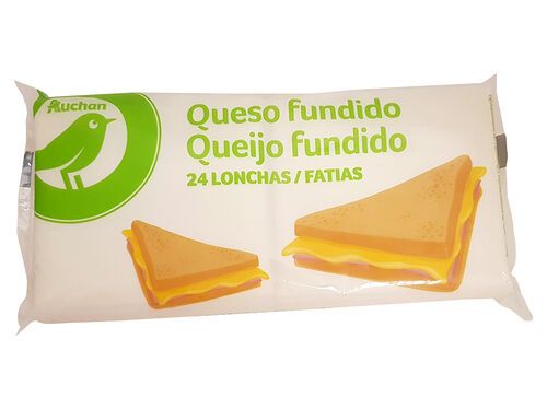 QUEIJO FUNDIDO AUCHAN ESSENCIAL FATIAS 450G POLEGAR