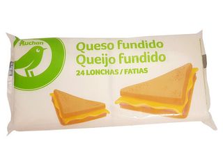 QUEIJO FUNDIDO AUCHAN ESSENCIAL FATIAS 450G