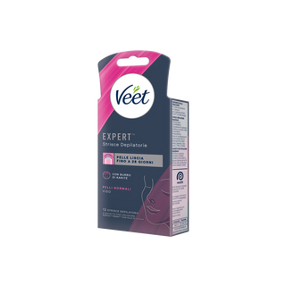Veet Expert Strisce Viso Pelli Normali 12 Strisce - 000303279
