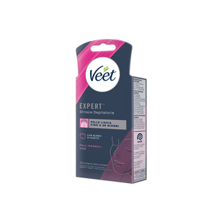 Veet Expert Strisce Viso Pelli Normali 12 Strisce - 000303279