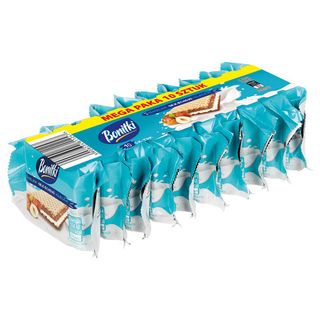 Bonitki Wafelki orzechowo-mleczne, 10x25 g
