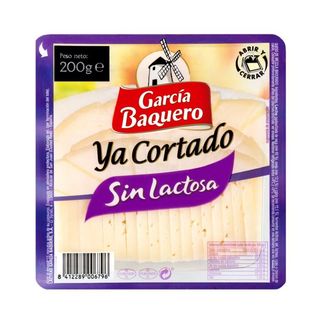 GARCÍA BAQUERO Queso Sin Lactosa Ya Cortado, 200G