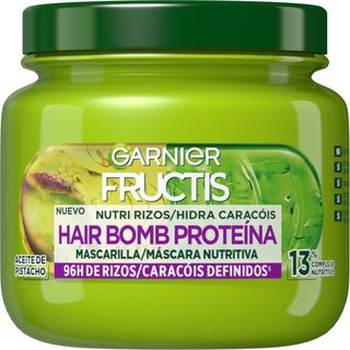 Mascarilla Hb Proteina Cabello Rizado, Tarro 320 Ml