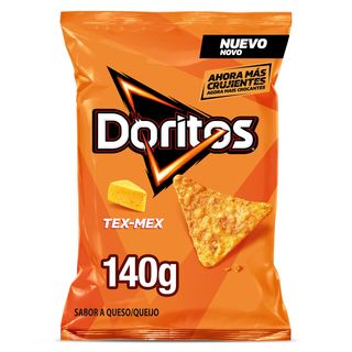 Nachos Sabor Queso Tex-Mex Doritos Bolsa 140 G