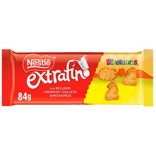 Nestlé Extrafino Tableta De Chocolate Y Galletas Dinosaurus 84 G