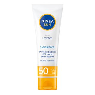 Nivea Sun UV Face Sensitive SPF50 przeciwsłoneczny Krem do twarzy dla skóry wrażliwej