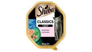 Sheba Classics Karma dla dorosłych kotów z łososiem 85 g