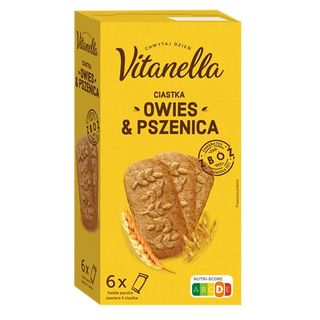 Vitanella Ciaska śniadaniowe Owies i pszenica, 300 g