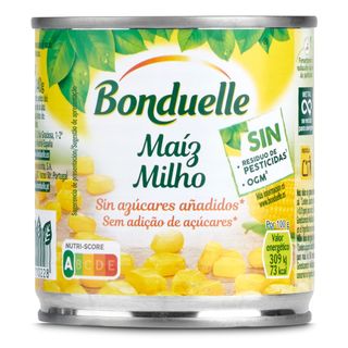 Maíz Dulce Sin Azúcar Añadido Bonduelle Lata 150 G