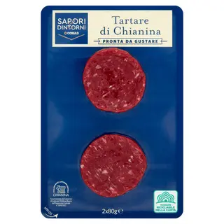 SAPORI & DINTORNI CONAD Tartare di Chianina 2 x 80 g - 8003170091665